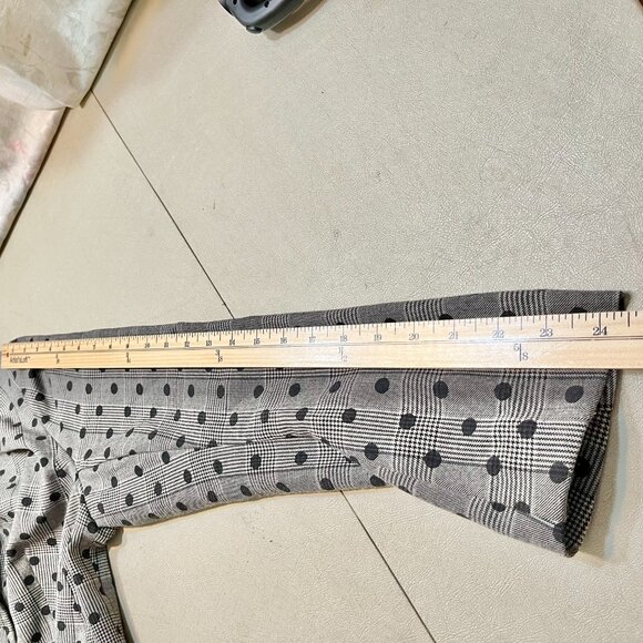 Lane Bryant Polka Dot Houndstooth Check Blazer. - Picture 4 of 11